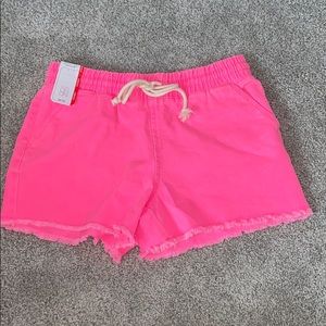 Hot Pink Jean Shorts